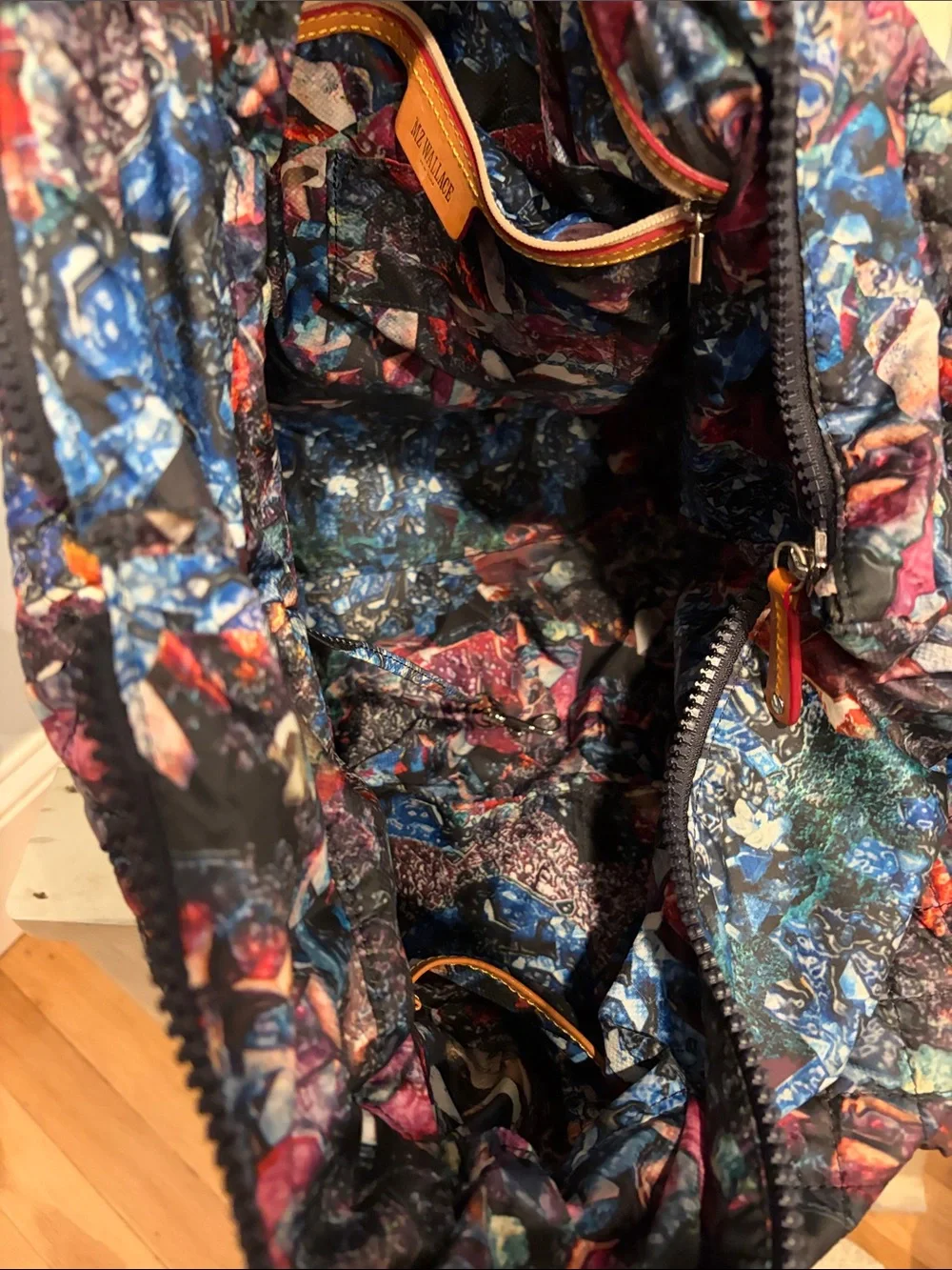 MZ WALLACE Jewel Multicolor Medium Metro Tote Bag